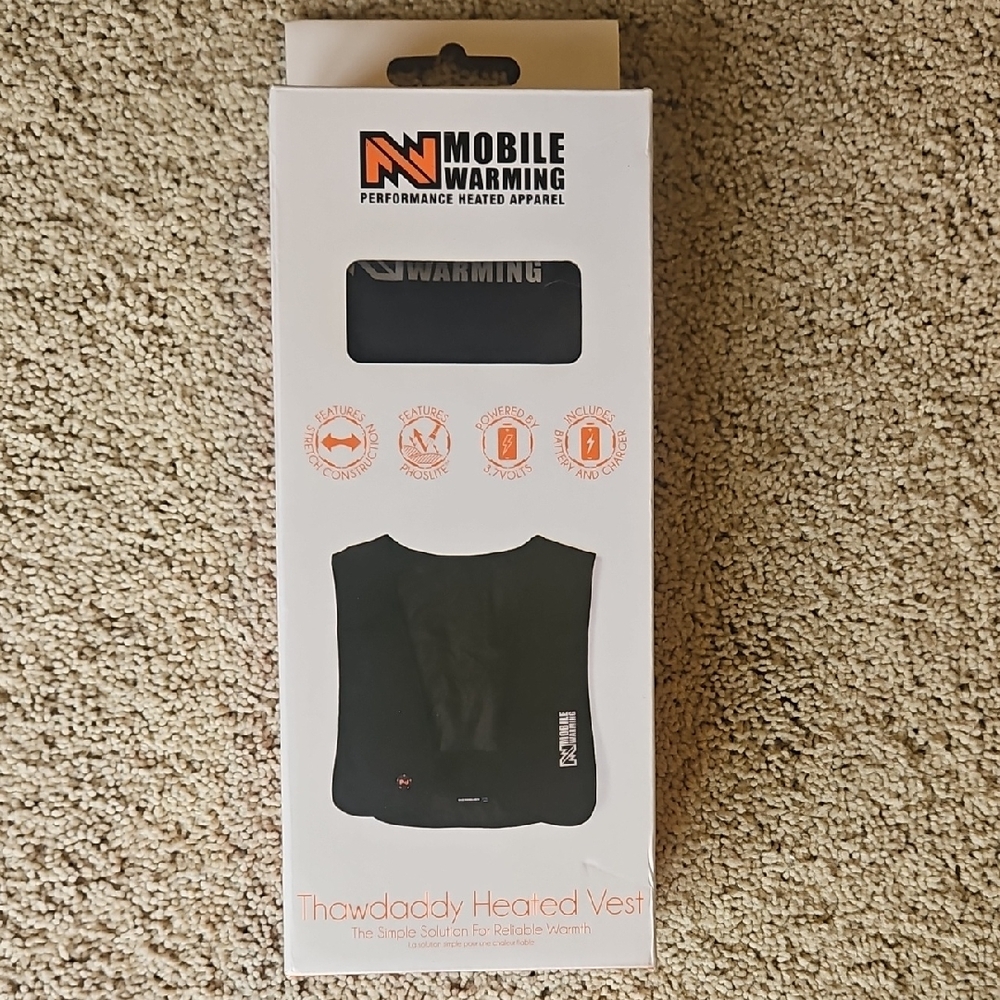 Black Heated Vest